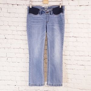 J.Crew maternity Billie demi boot crop jea…